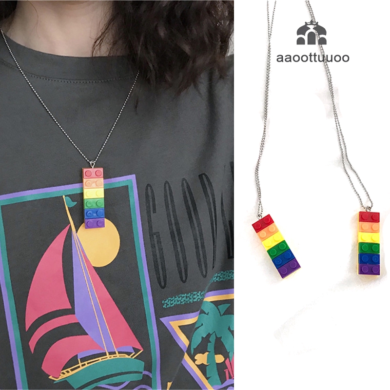 Dây Chuyền Mặt Khối Cầu Vồng Lgbt | BigBuy360 - bigbuy360.vn