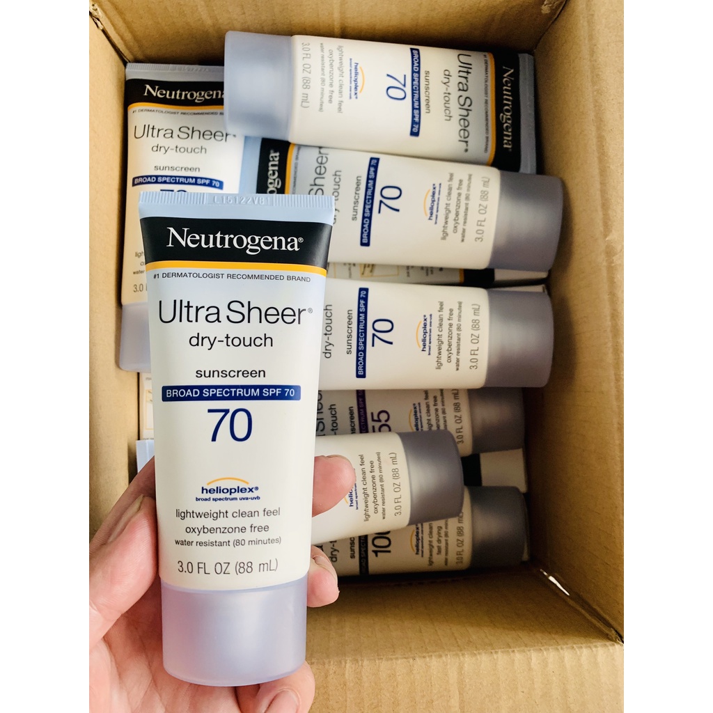 Kem chống nắng Neutrogena Ultra Sheer SPF 100+ PA