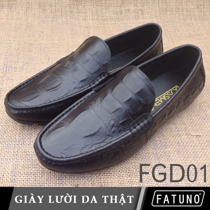 Giày lười da thật FATUNO