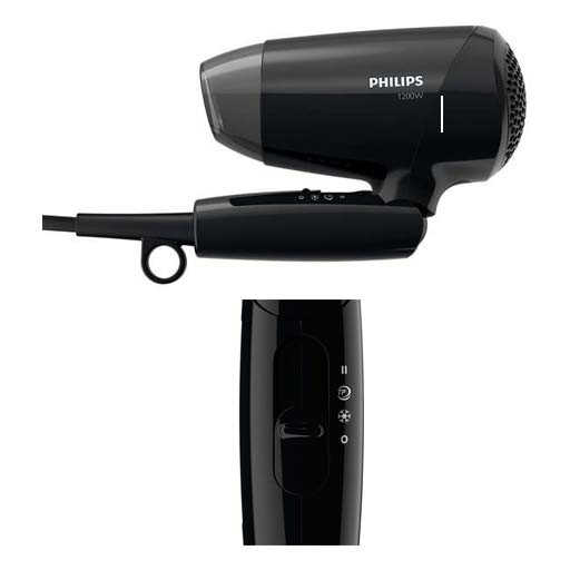 Máy sấy tóc Philips công suất 1200W , thiết kế gọn nhẹ, dễ gấp gọn, bền đẹp, bảo hành 2 năm - BHC010/10