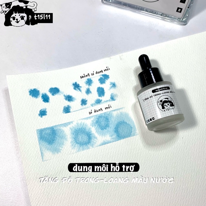 Dung môi hỗ trợ Loang màu nước 20ml