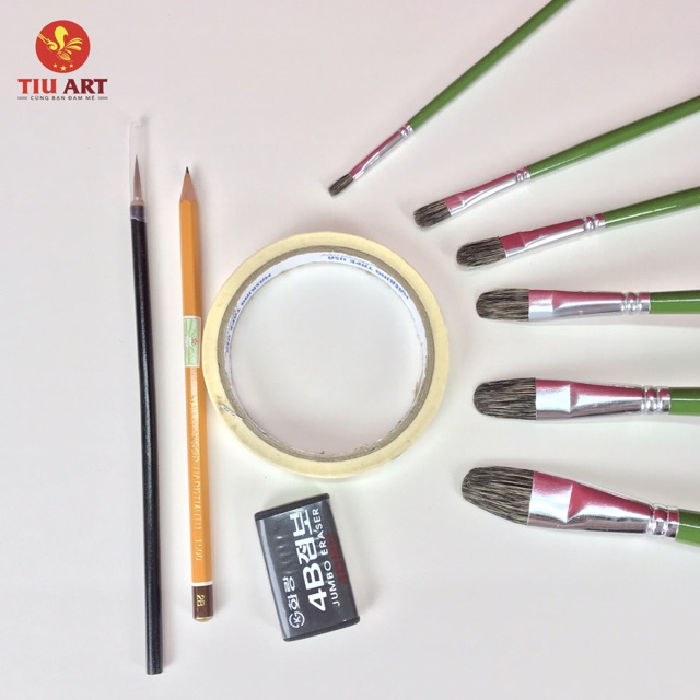 Bộ Dụng Cụ Đầy Đủ Vẽ Tranh Màu Gouache (cho người mới bắt đầu)