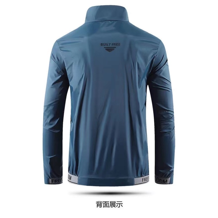 Áo Khoác Chống Nắng Tia Cực Tím Siêu Mỏng Thoáng Khí Cổ Đứng Chống Tia Cực Tím Phong Cách Thể Thao Mùa Xuân Hè Cho Nam
