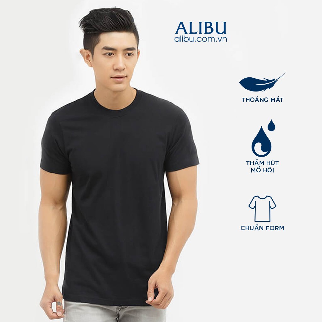 Áo thun cotton 100% thái nam trơn cổ tròn trơn gia đình nam nữ ngắn tay chất liệu co giãn 4 chiều vnxk