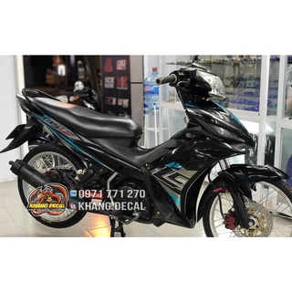 Tem rời exciter 135 lc đen xanh
