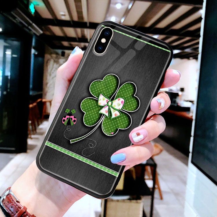 Ốp Lưng Iphone giá sỉ Cỏ 4 Lá May Mắn_20 Retailhut 5/5s/6/6plus/7/8/7plus/8plus/x/xs/xs max/11/11pro max