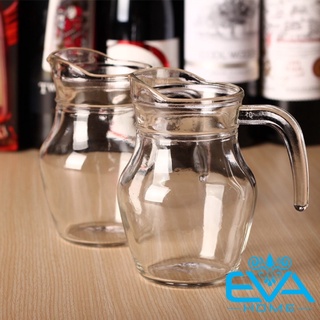 Set 2 bình thuỷ tinh miệng rót có quai cầm flamigo jug lucky glass 500 ml sp4831