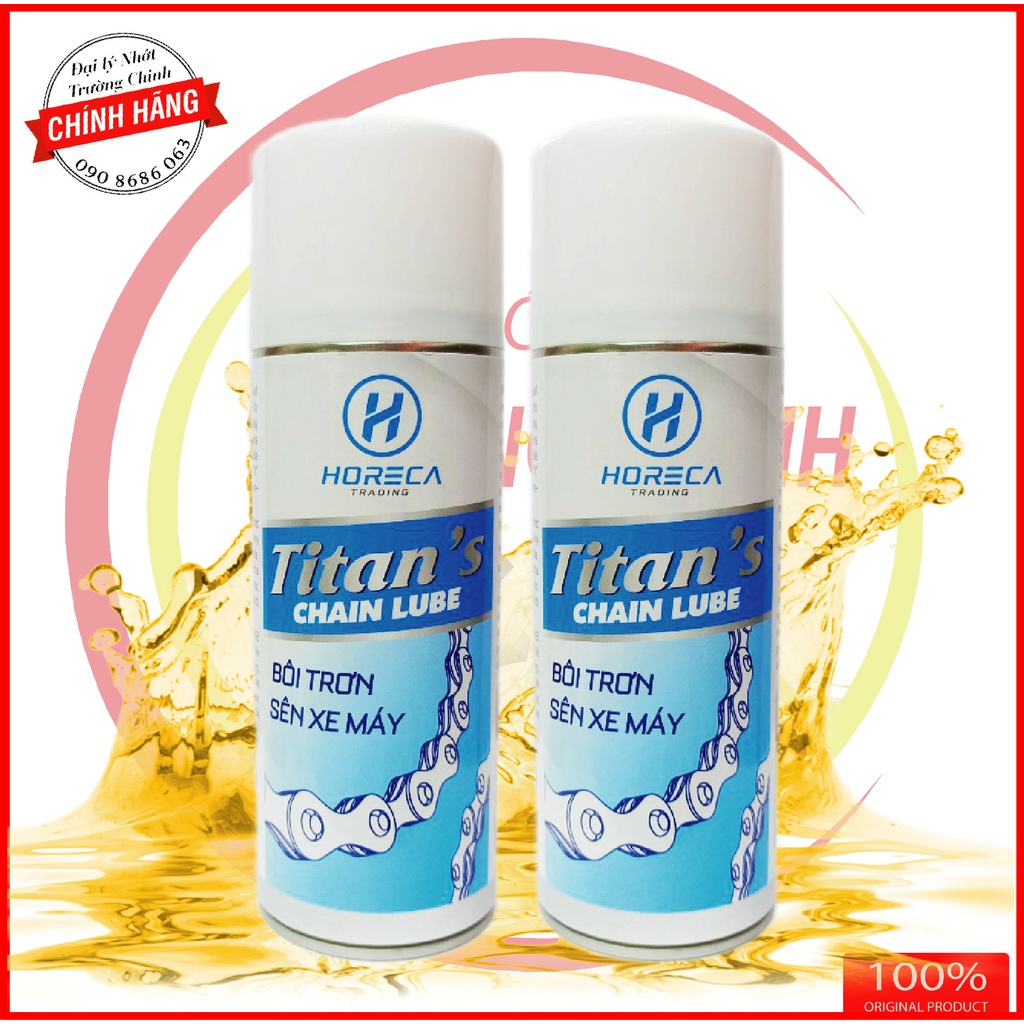 Dưỡng sên, bôi trơn sên Horeca Titan's 400ML