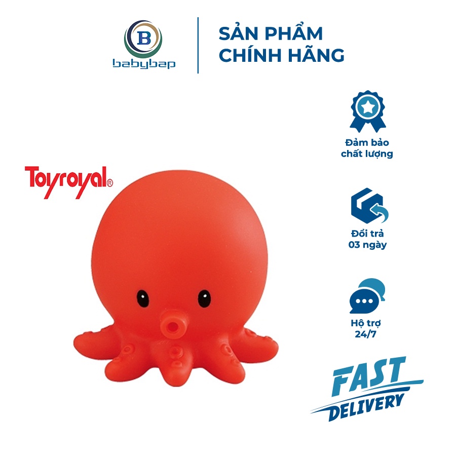 Bạch Tuộc Đỏ Phun Nước Toyroyal Đảm Bảo An Toàn Tối Đa Cho Bé