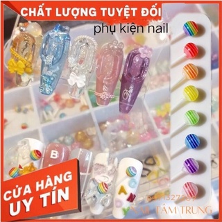 Charm kẹo mút trang trí móng tay