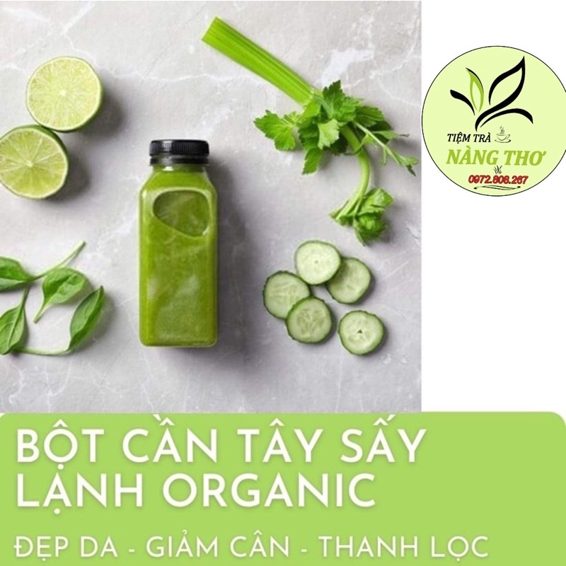 SIÊU SALE] Bột Cần Tây Sấy Lạnh 100Gr Nguyên Chất Cao Cấp ( Đắp mặt, Detox, Đẹp da, Giữ Dáng, Thanh Lọc Cơ Thể)