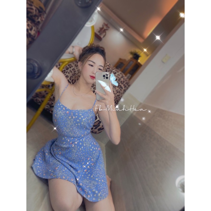Váy dây hoa nhí F21 dư xịn