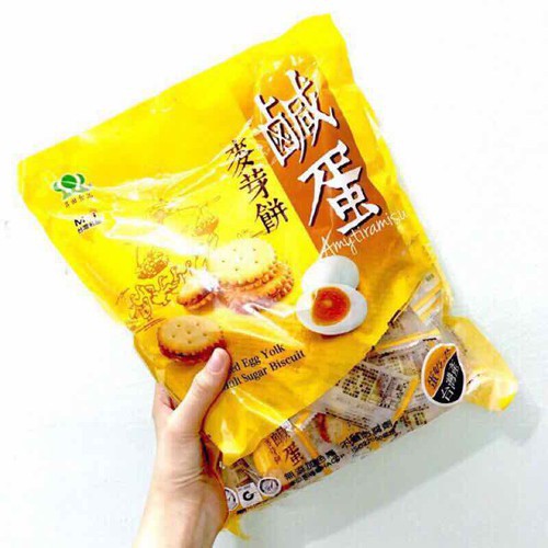 Bánh quy trứng muối bịch 180g