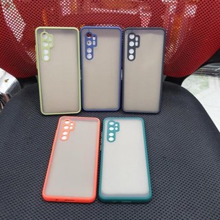 Ốp lưng Xiaomi Mi Note 10 lite dẻo viền màu bảo vệ camera