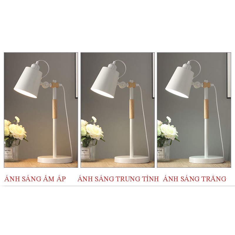 Đèn Học Sinh, Đèn bàn học ☀️Chống cận☀️ FDB01 kiểu dáng sang trọng, chống lóa mắt, tiết kiệm điện + Bóng đèn