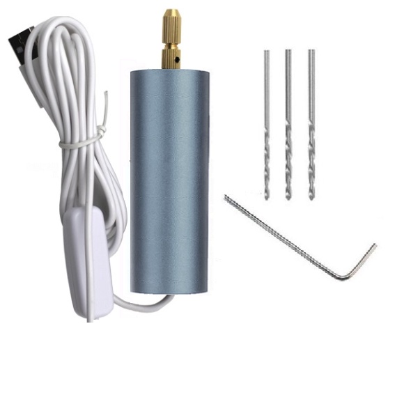 Bộ Máy Khoan Điện Cầm Tay Mini 5v Cắm Usb Chuyên Dụng Làm Đồ Trang Sức