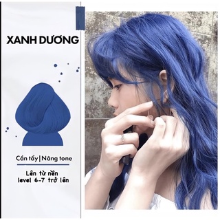 THUỐC NHUỘM MÀU XANH DƯƠNG (BLUE)+ kèm oxy trợ dưỡng