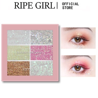 Bảng Phấn Mắt Trang Điểm Màu Lì Và Màu Nhũ Chất Lượng Cao