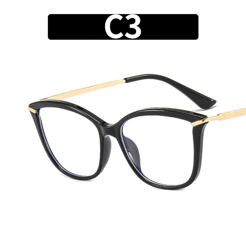 Kính Mát Hình Mắt Mèo Chống Ánh Sáng Xanh TR90 Thời Trang Phương Tây Cho Nữ