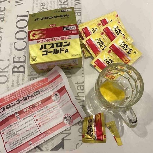 Hỗ trợ cảm cúm Taisho Pabron Nhật Bản hộp 44 gói
