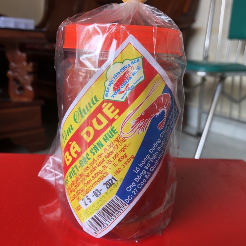 [SALE SỐC] Tôm chua Bà Duệ 400g (nguyên con) siêu ngon - Đặc sản Huế | BigBuy360 - bigbuy360.vn
