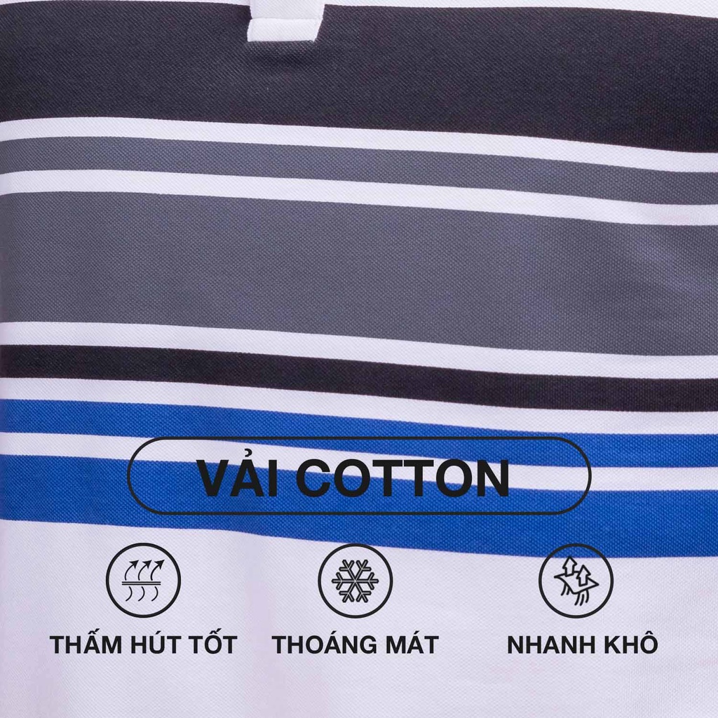 Áo Thun Polo Nam Cá Sấu Santino Phối Ngực Lịch Lãm Chuẩn Form Kháng Khuẩn Chống Nhăn Trẻ Trung E013