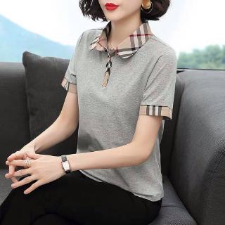Áo Thun Polo Plus-size Vải Cotton Ngắn Tay Thời Trang 2020 Trẻ Trung
