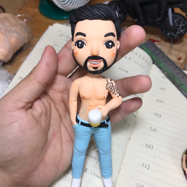 Chibi đất sét theo yêu cầu size 13cm