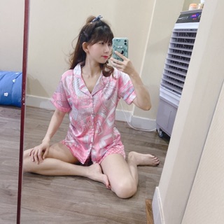 Pijama lụa đùi