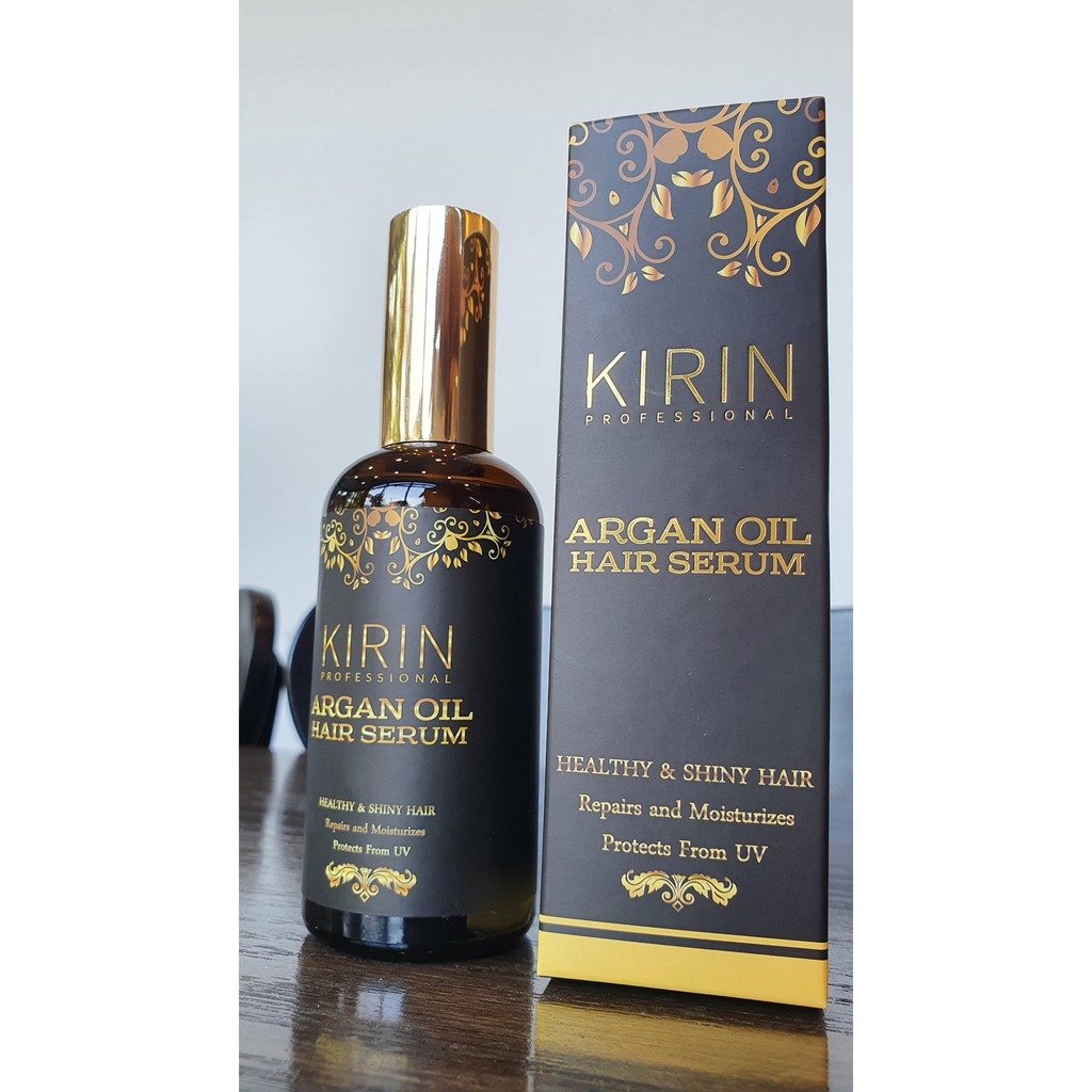 Tinh Dầu Dưỡng Tóc Argan Oil Kirin 100Ml, Hair Serum Chăm Sóc Tóc Và Nuôi  Dưỡng Tóc Khô Xơ, Chẻ Ngọn, Hư Tổn | Shopee Việt Nam