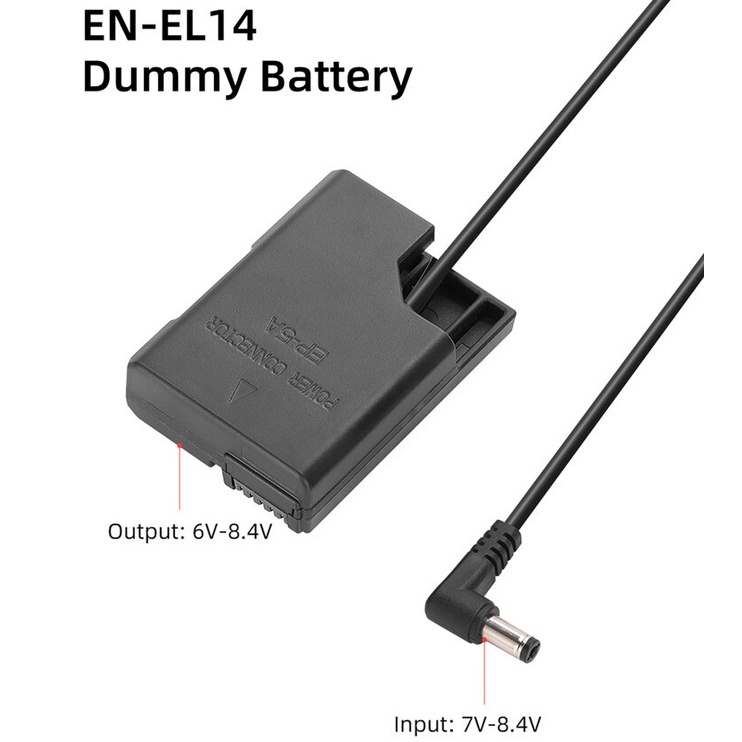 Giả Pin Kingma DR-ENEL14 dummy battery Cho Nikon EN-EL14