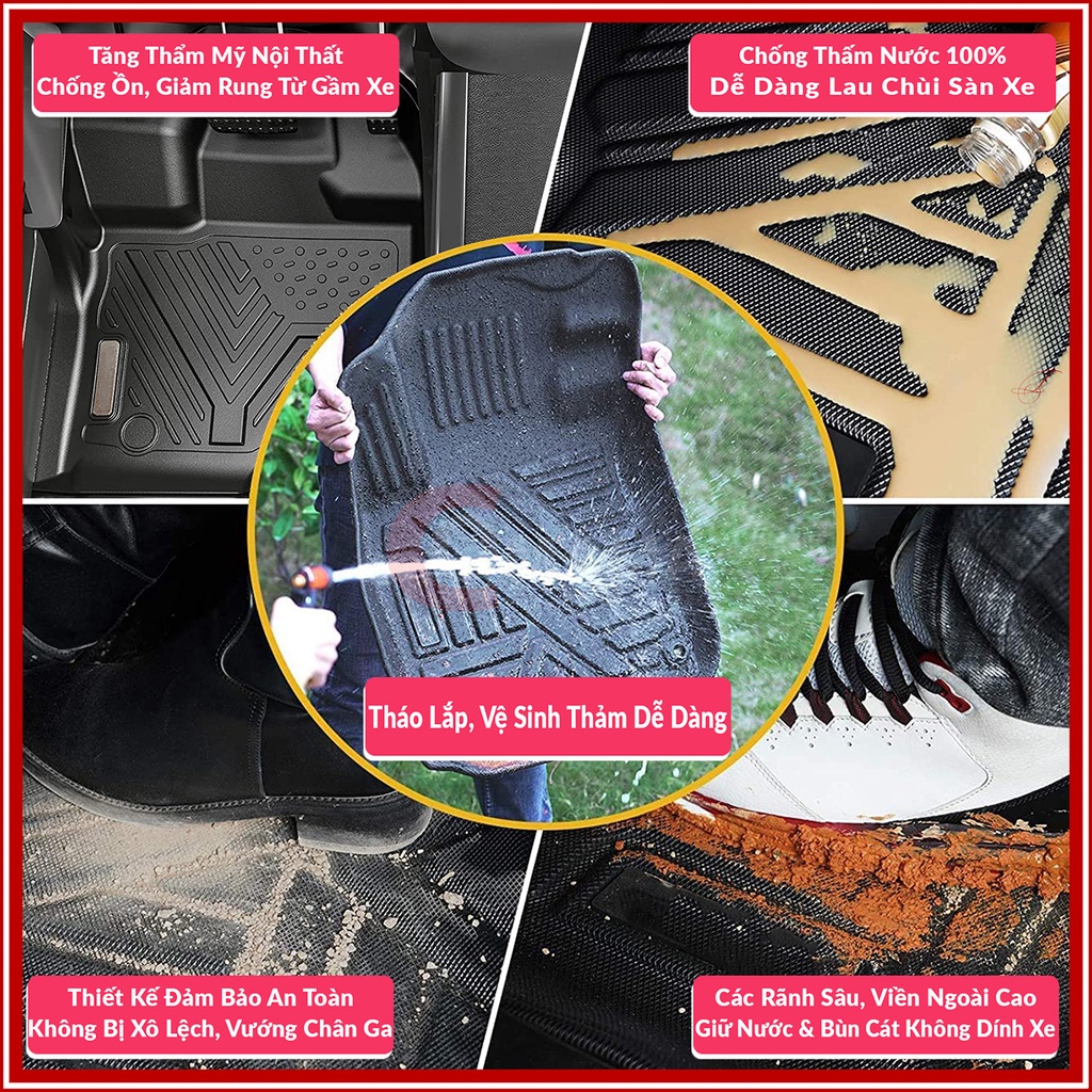 MAZDA3 (sedan) 2014-2019 Thảm sàn Nano TPE Thế Hệ Mới - Độ Bền Trên 5 năm