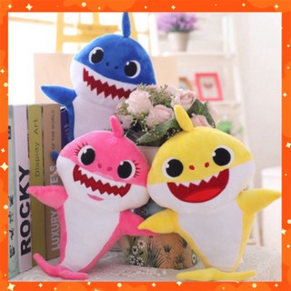 Gấu bông cá mập babyshark siêu cute, thú bông đồ chơi cá mập baby shark