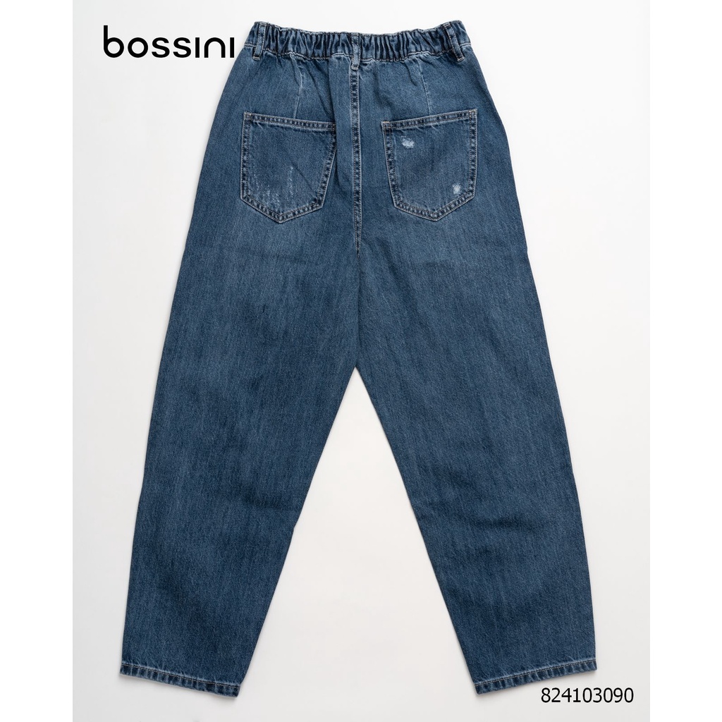 Quần jean nữ kiểu baggy phong cách cá tính Bossini 824103090