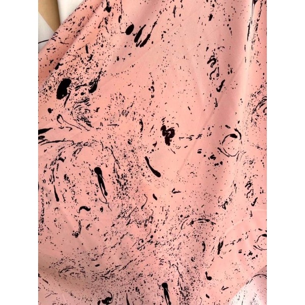 Vải lụa satin hình
