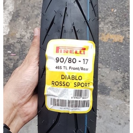 Vỏ Pirelli Rosso Sport Size 17 cho xe Winner, Sonic, Satria, Wave, Exciter, Fz, R3, R15