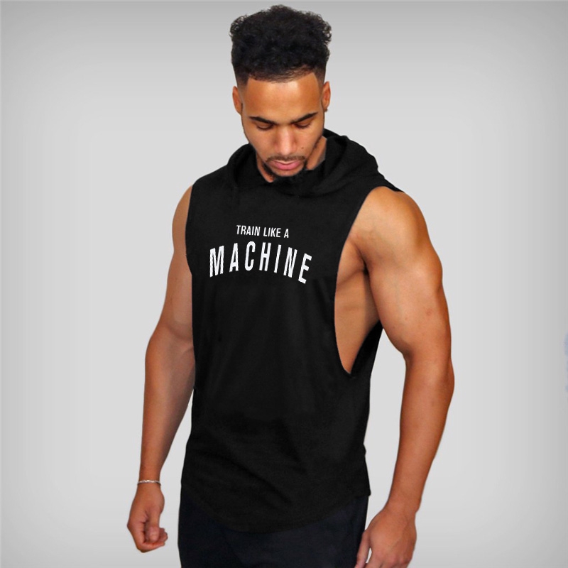 Áo Hoodie Không Tay Tập Thể Thao Cho Nam