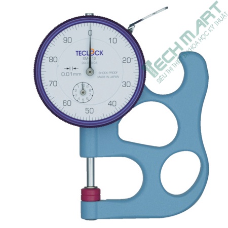 Đồng hồ đo độ dày Teclock SM-112 (0~10mm/0.01mm)