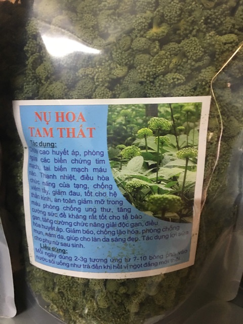 Nụ hoa tam thất Bắc Hà Giang 500g