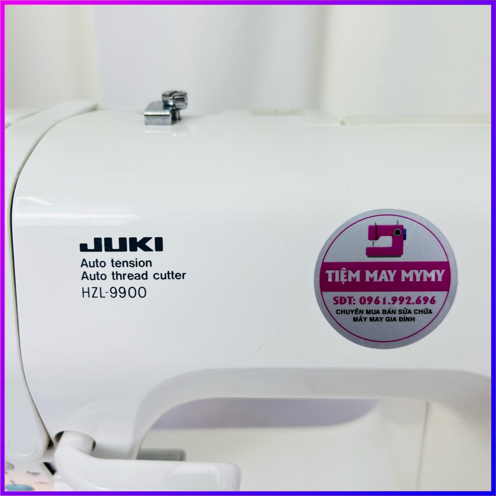 Máy May Gia Đình Mini Nhật Bản Juki HZL 9900 Chạy Khỏe Không Kén Vải Có Thêu Trang Trí