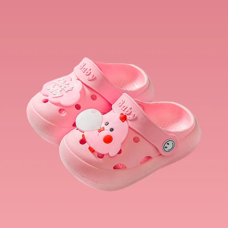 Dép Sandal Đế Dày Chống Trượt Họa Tiết Khủng Long Hoạt Hình Thời Trang Mùa Hè Cho Bé Trai Và Gái