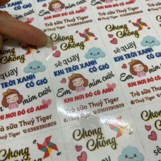 [HCM] In Tem Dán Nhãn Sticker theo yêu cầu