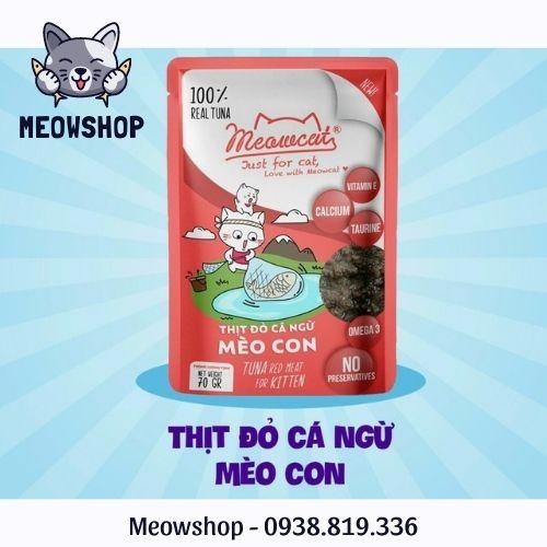 PATE MEOWCAT cho mèo gói 70gr