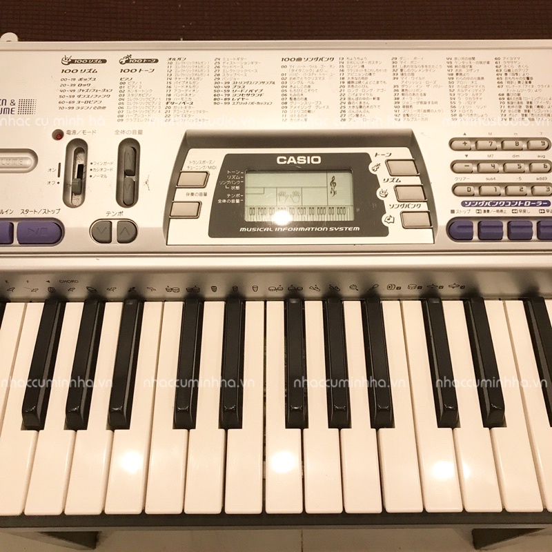 Đàn Organ Casio CTK-496 chính hãng đã qua sử dụng. Ngoại hình của đàn còn khá đẹp