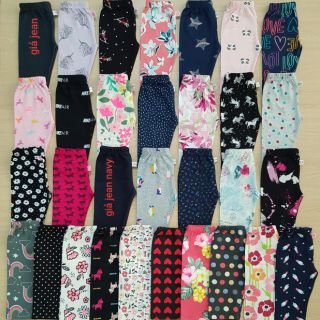 Set 3c quần legging lửng Gap cho bé gái