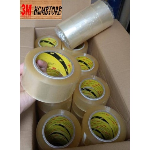 COMBO 5 CUỘN -3M 309 48mm dài 100met - BĂNG KEO DÁN THÙNG CHỐNG RÁCH, CHỊU NHIỆT CHO CẢ PHÒNG LẠNH chuyên dùng xuất khẩu
