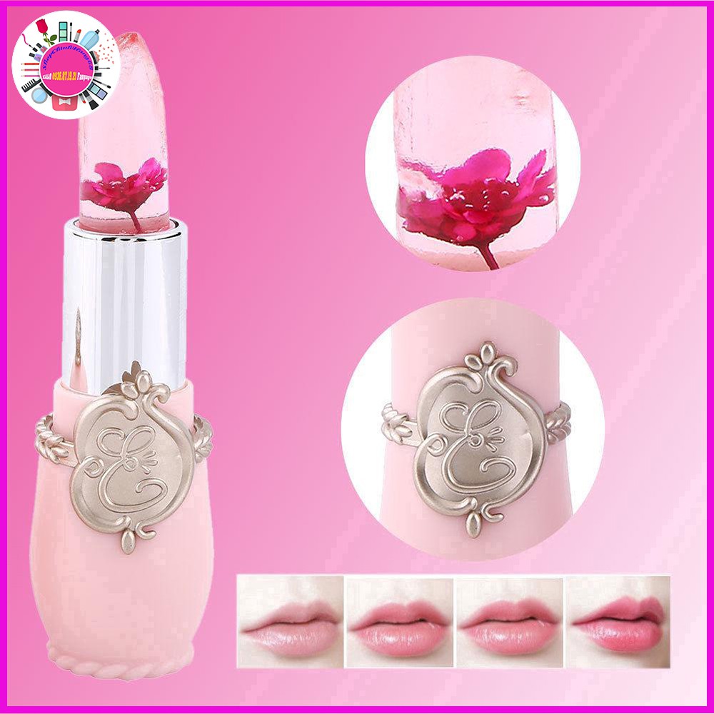 Son Thạch Ướp Hoa HOT TREND - Dưỡng Ẩm Môi - Lâu Trôi - Thay Đổi Màu Sắc Theo Nhiệt Độ - Chuẩn AUTH | BigBuy360 - bigbuy360.vn