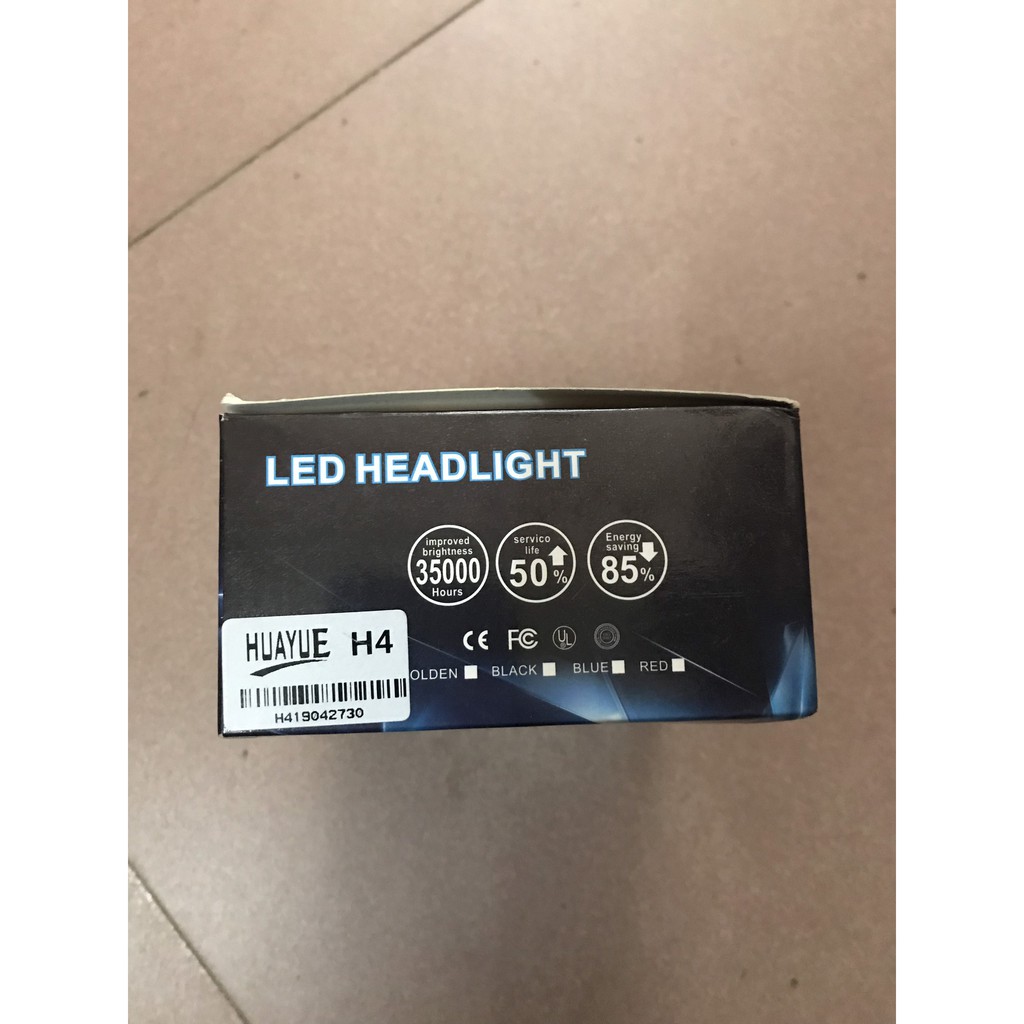 Bóng đèn LED đèn pha cho các dòng xe: Wave RS/ S110, Vision, Air Blade,... (có tản nhiệt)