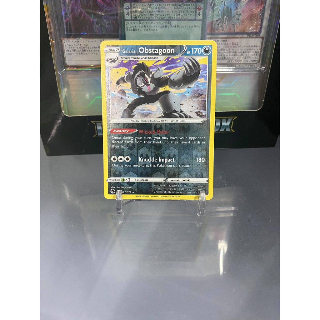[ Dưa Hấu Yugioh ] Lá bài thẻ bài Pokemon Obstagoon