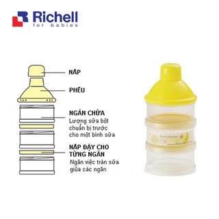 Hộp chia sữa cho bé Richell Nhật